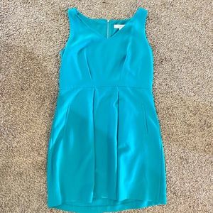 Loft teal dress. Size 14. NWT